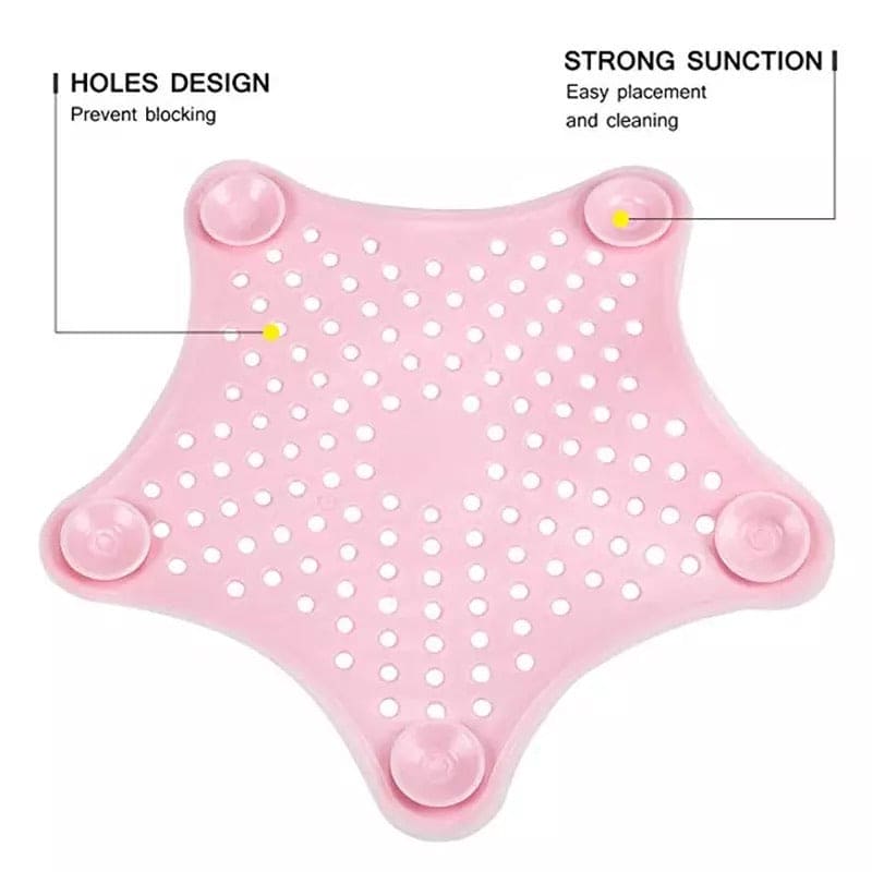 Star Shaped Drain Stopper, Bathroom Silicone Drain Filter, Bath Plug Plunger, Silicone Strainer Bathroom & Kitchen Star Shaped Drain Stopper, Bathroom Silicone Drain Filter, Bath Plug Plunger, Silicone Strainer Bathroom & Kitchen